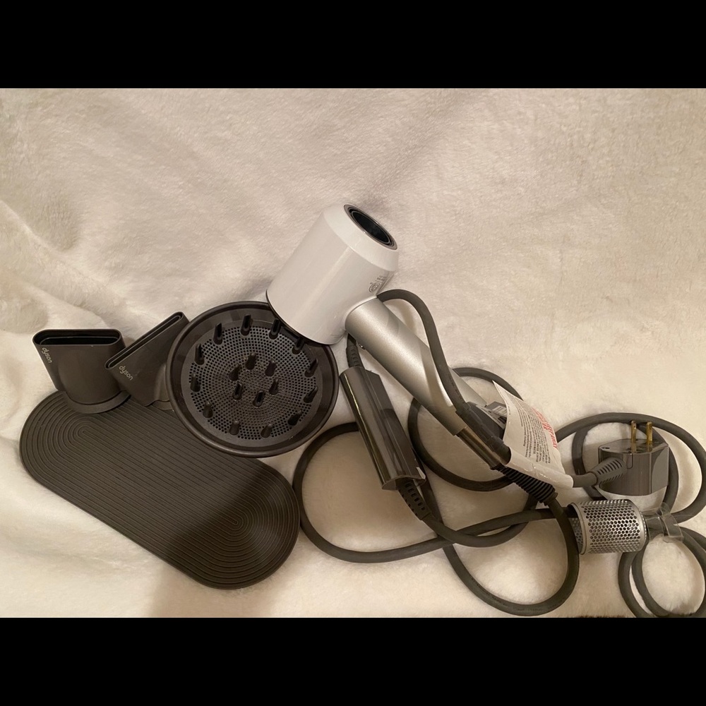 White Dyson Hair Dryer